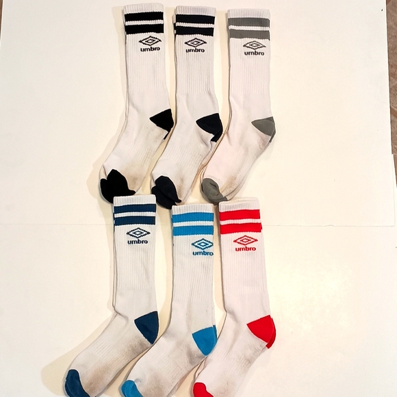 Boys Umbro Stripe Socks - Picture 1 of 2
